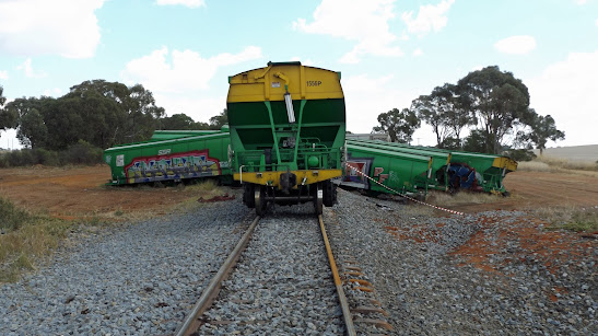 How not to park your grain train
