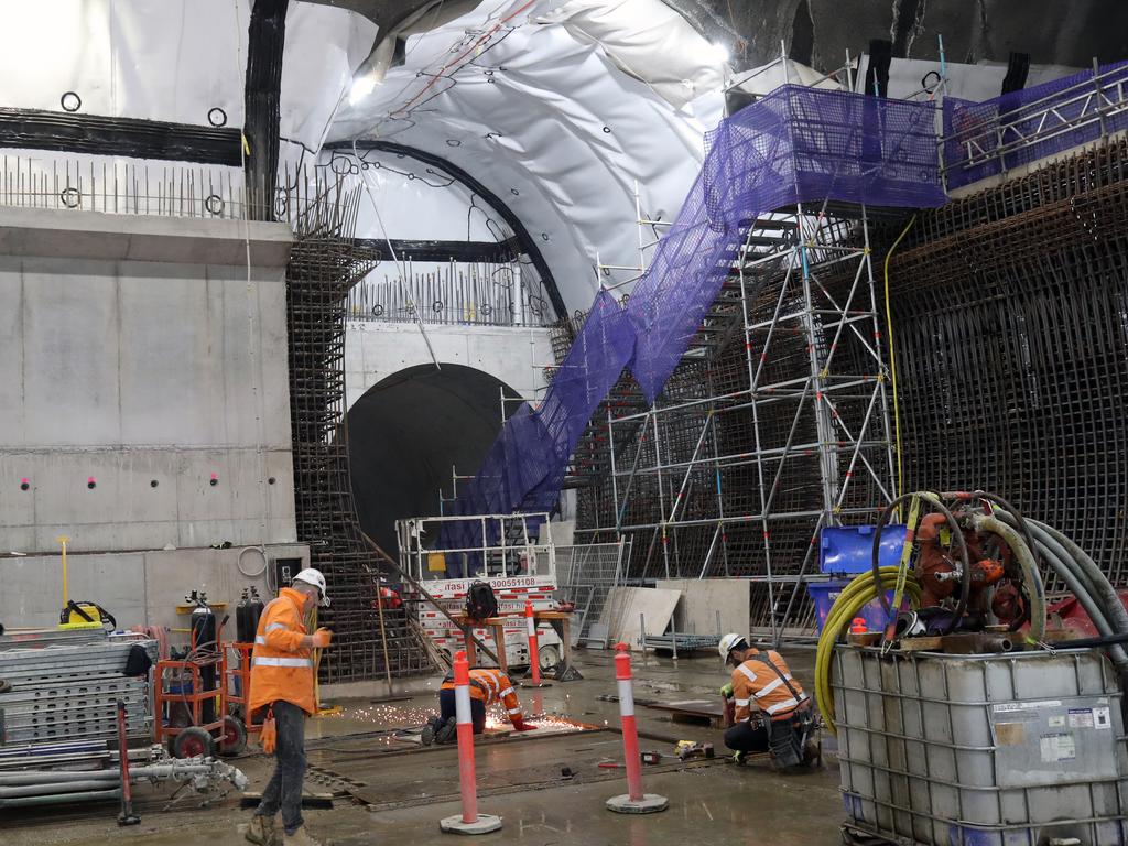 The Metre Tunnel has a $14bn budget. Picture: David Crosling