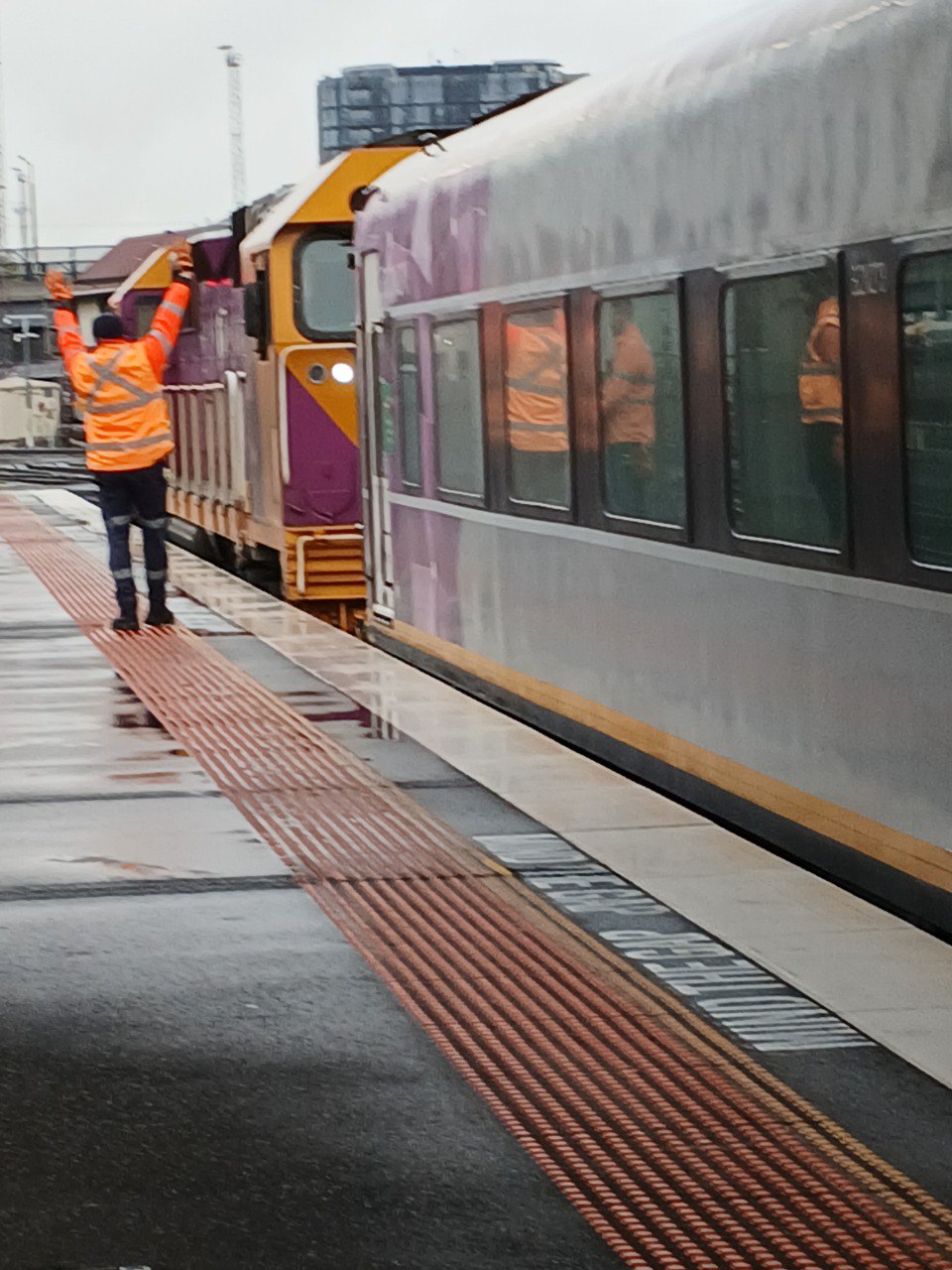Testing time for out shopped N460 VS wind squalls causes tree debris on the line & stuffed peak hour services