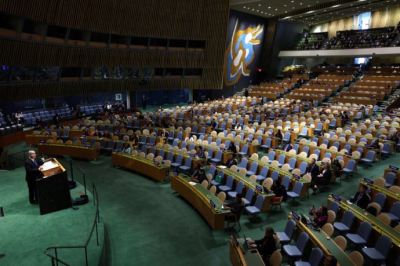 Dozens of Diplomats Walk Out on Netanyahu’s UN Gaza Speech