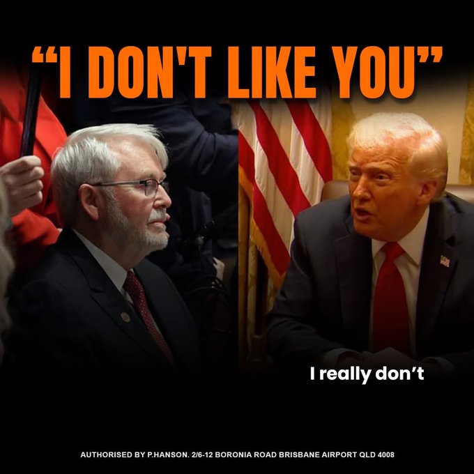 Trump Shares Australia’s Feelings Towards Rudd