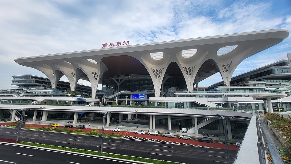 This train station in China cost A$12 billion to build