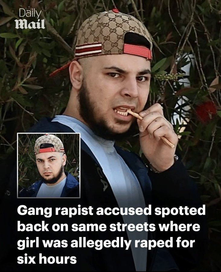 Muslim gang rapist is back on Sydney streets