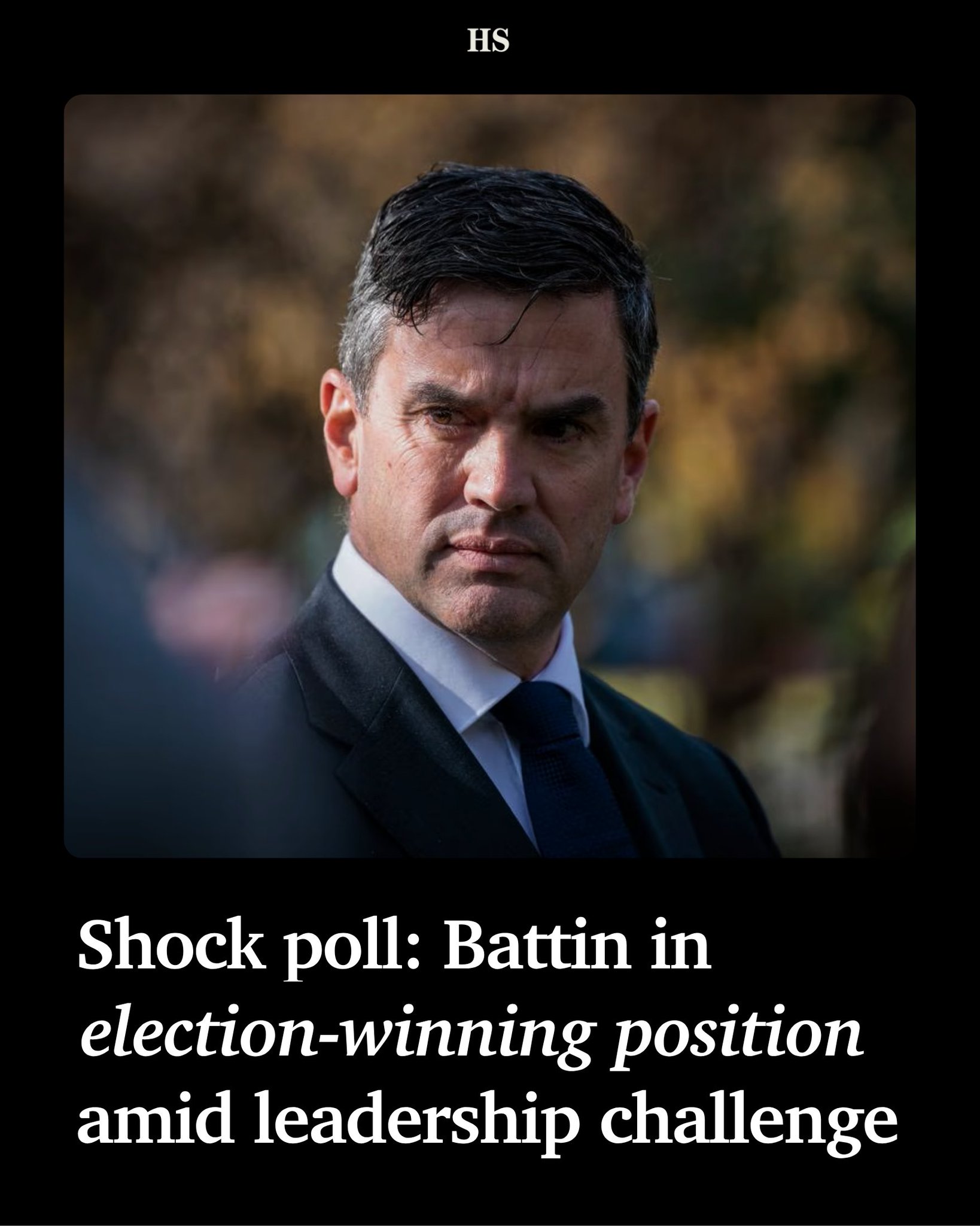 Battin in election-winning position amid leadership challenge