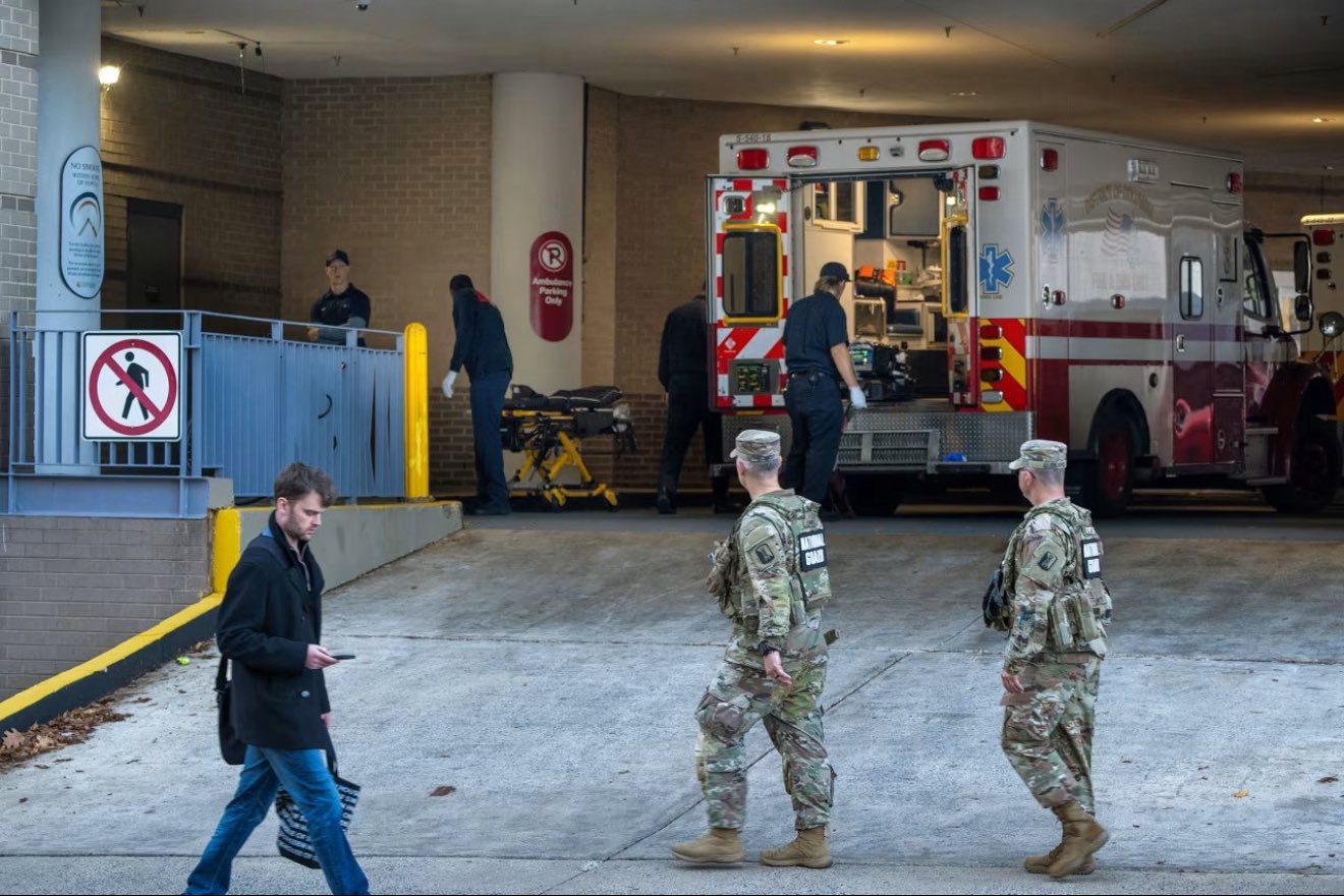 Two West Virginia Guardsmen Shot in D.C. Ambush Near White House