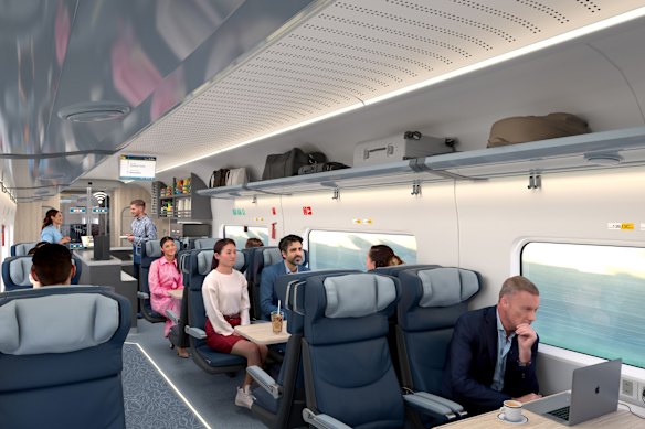 Staged build of high-speed train line from Newcastle to Sydney revealed