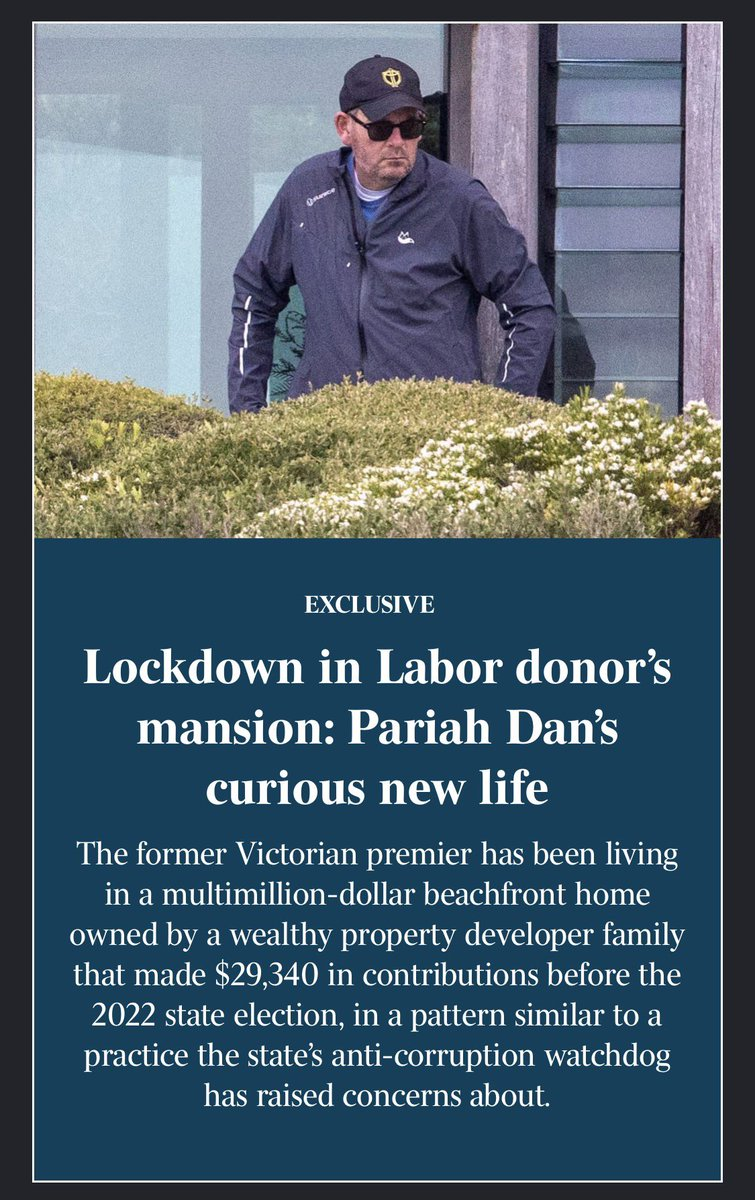 Daniel Andrews living in luxury Mornington Peninsula home owned by Labor donor